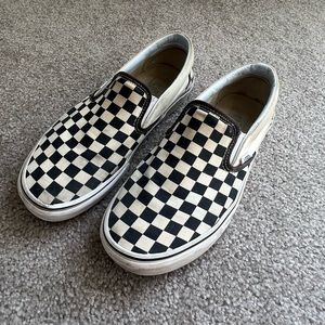 Checkered Vans Shoes